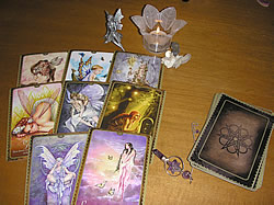 Wild Wisdom of the Faery Oracle cards  (Lucy Cavendish)